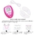 Máquina de levantamento de rosto estimulador muscular facial v rosto emagrecimento exercitador ems massageador para rosto com almofadas gel pele lift ferramentas - Samega Shop Online