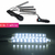 Led barra interior do carro backlight ambiente humor pé luz com isqueiro decorativo atmosfera lâmpada acessórios de automóvel 12v
