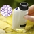 Kit de microscópio portátil para laboratório luz LED 60X-120X Ciências Biológicas Brinquedos Educativos Para Crianças - loja online
