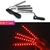 Led barra interior do carro backlight ambiente humor pé luz com isqueiro decorativo atmosfera lâmpada acessórios de automóvel 12v - Samega Shop Online
