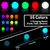 Luzes flutuantes de LED para piscina, jardim, à prova d'água ao ar livre 16 cores RGB - Samega Shop Online