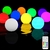 Luzes flutuantes de LED para piscina, jardim, à prova d'água ao ar livre 16 cores RGB
