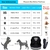 Coleira ajustável, fácil controle refletivo para cães e gatos à prova de fuga