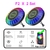 Controle de música ritmo lâmpada rgb tira led som controle ritmo de voz atmosfera luz do carro ambientador 256 cores opção