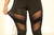 Leggings esportivas femininas de malha patchwork para academia - Samega Shop Online