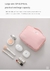 Bolsa de Maquiagem para Mulheres Organizador de Artigos de Higiene à Prova D' Água Bolsa de Armazenamento de Maquiagem Feminina de Grande Capacidade Estojo de Cosméticos Portátil