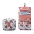 Bolsa de cosméticos com gancho de nylon bolsa de maquiagem feminina bolsa de armazenamento de artigos de higiene pessoal de alta capacidade organizador de maquiagem para viagem à prova d'água bolsas de beleza - loja online