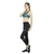 Leggings esportivas femininas de malha patchwork para academia