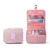 Bolsa de cosméticos com gancho de nylon bolsa de maquiagem feminina bolsa de armazenamento de artigos de higiene pessoal de alta capacidade organizador de maquiagem para viagem à prova d'água bolsas de beleza