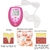 Máquina de levantamento de rosto estimulador muscular facial v rosto emagrecimento exercitador ems massageador para rosto com almofadas gel pele lift ferramentas - comprar online