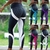 Imagem do Calças leggings para fitness estampadas com bolso femininas push up.