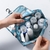 Bolsa de cosméticos com gancho de nylon bolsa de maquiagem feminina bolsa de armazenamento de artigos de higiene pessoal de alta capacidade organizador de maquiagem para viagem à prova d'água bolsas de beleza