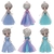 18pcs Disney Princess Snow White Cinderella Cinderella Belle Alice Ariel Elsa Anna Action Figures Magic Clip Dress up Dolls Toys - Samega Shop Online