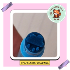 Caneta Fineliner com carimbo | KAZ - Papelaria Fofa da Ká