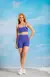 CONJUNTO SHORT SHAPE LILÁS HORTÊNCIA