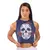Cropped Mexican Skull - Azul