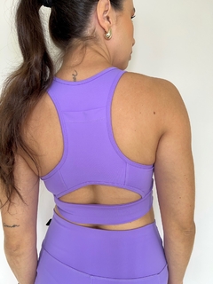 Top com bolso lavanda - comprar online