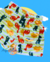 Conjunto Menino Dino Coral - Roupas Infantis com a cara da sua criança - Aquarela kids