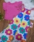Macacão conjunto Beatriz Rosa - Roupas Infantis com a cara da sua criança - Aquarela kids