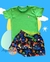 Conjunto Menino Dino Astro Verde