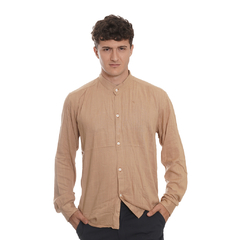 Camisa Lino Manga Larga - tienda online
