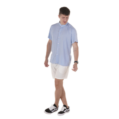 Camisa Lino Manga Corta