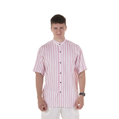 Camisa Lino Rayas Grandes - KOABIT