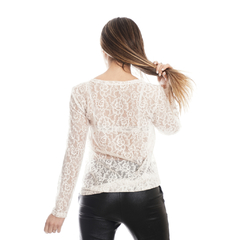 Remera de Encaje - comprar online