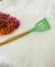 Espátula Perfurada Silicone Verde 32Cm - comprar online