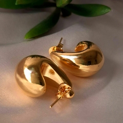 Brinco Feminino Gota De agua Pequeno Banhado a Ouro 18k - loja online