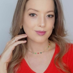 Choker Colar De Coração Gargantilha Feminina Folheado A Ouro - comprar online