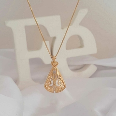 Colar Correntinha Nossa Senhora Aparecida Banhado A Ouro 18k na internet