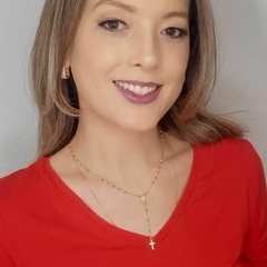Colar Terço Feminino Pérola Medalha Nossa Senhora Das Graças - comprar online