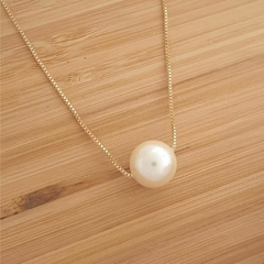 Colar De Pérola Gargantilha Feminino Folheado A Ouro 18k na internet