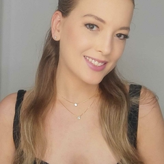 Conjunto Colar Duplo e brinco Ponto De Luz Folheado A Ouro - loja online