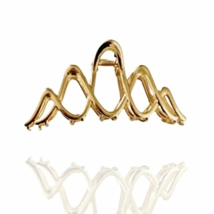 Presilha/Piranha Grande Dourada de Cabelo - comprar online