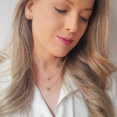 Brinco Dourado de Esfera Liso de 6mm Folheado a Ouro 18k - comprar online