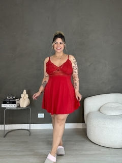 Camisola Dani Plus Size - Jully Lingerie