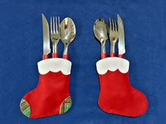 Porta Talher / guardanapo Bota de Natal - comprar online