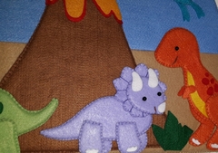 Enfeite de porta grande o mundo dos dinossauros na internet