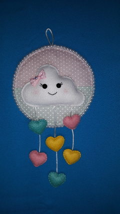 Guirlanda Unicórnio com Bastidor chuva de amor na internet