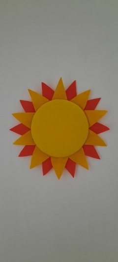 decoração de painel sol
