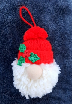 Enfeite de natal pingente gnomo Nórdico - Brunart's