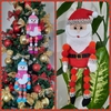 Pingente grande para árvore de Natal boneco de neve / Noel pompom