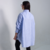 CAMISA THE NEW OVER celeste - tienda online