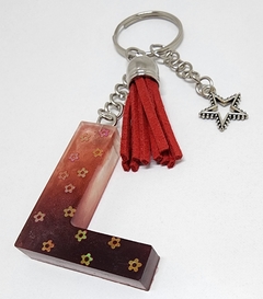 LLAVEROS LETRAS DE RESINA Y DIJES - Good Vibes Accessories