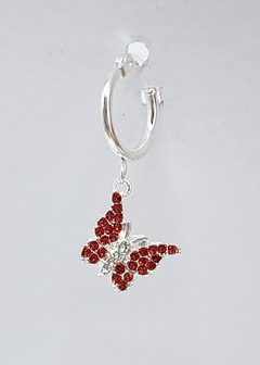 ARO ARGOLLA SOLITARIO BUTTERFLY RED