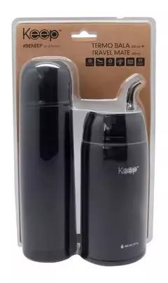 Keep set Termo Bala 500 ml y Travel Mate 400 ml - Armeria Yiyo