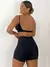 Conjunto canelado de short M top Liz - Preto - comprar online