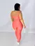 Conjunto canelado GG top Mari - Salmão - comprar online
